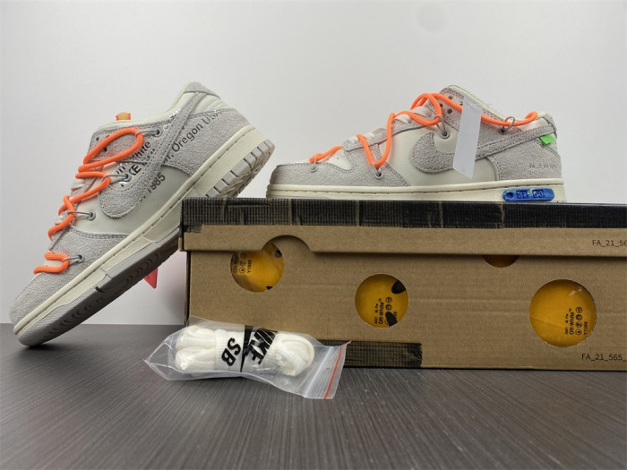 nike dunk low o-w lot 31 dj0950-116