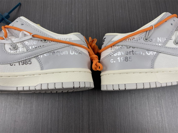 nike dunk low o-w lot 44 dm1602-104