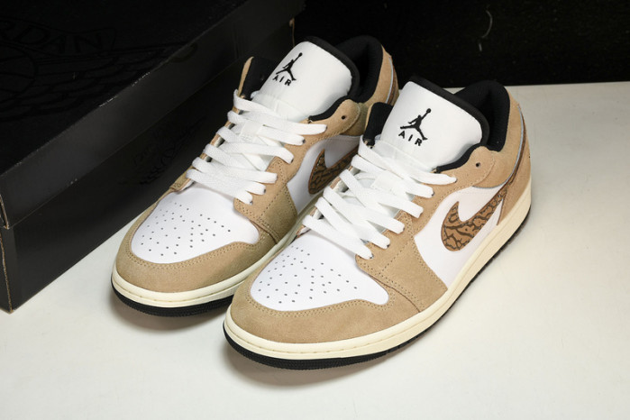 jordan 1 low se brown elephant dz4130-201