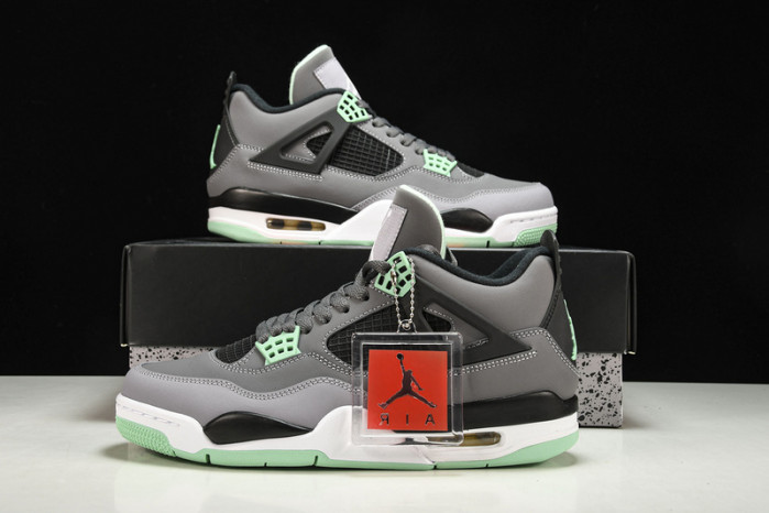 air jordan 4 retro green glow 308497-033