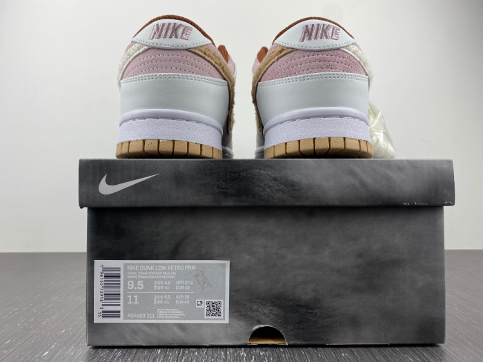nike dunk low retro prm year of the rabbit fossil stone (2023) fd4203-211