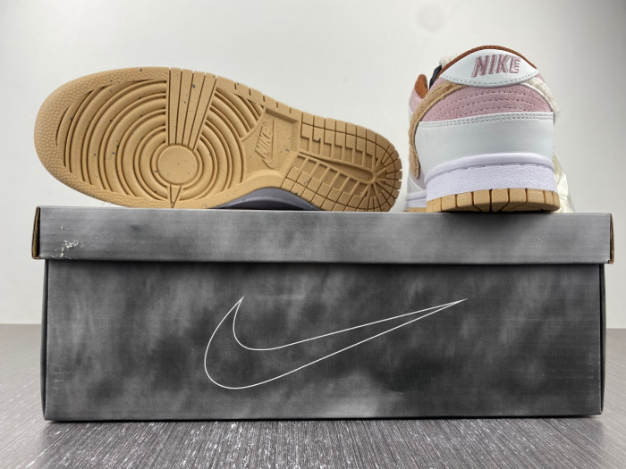 nike dunk low retro prm year of the rabbit fossil stone (2023) fd4203-211