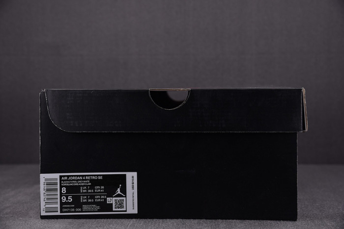 jordan 4 retro se black canvas dh7138-006