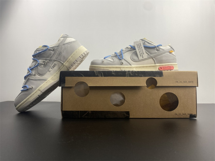 nike dunk low o-w lot 5 dm1602-113