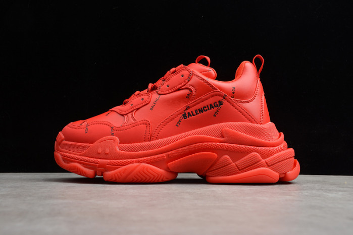 blcg sneaker triple.s.gomma red 524039 w2fa1 7632