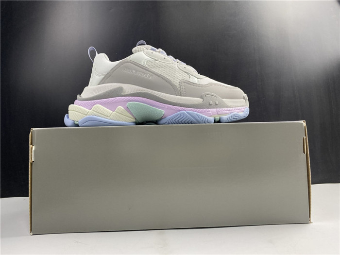 Ba*len*cia*ga sneaker triple.s.gomma gray purple and pink 536737 w2fw1 1977