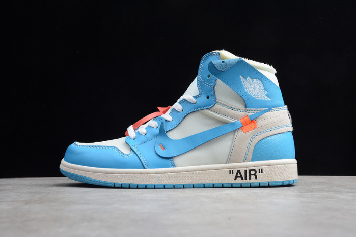 o-w x air jordan 1 unc release date aq0818-148