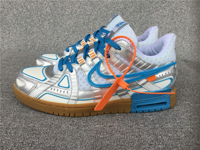 o-w nike air rubber dunk “”university blue“ cu6015-100