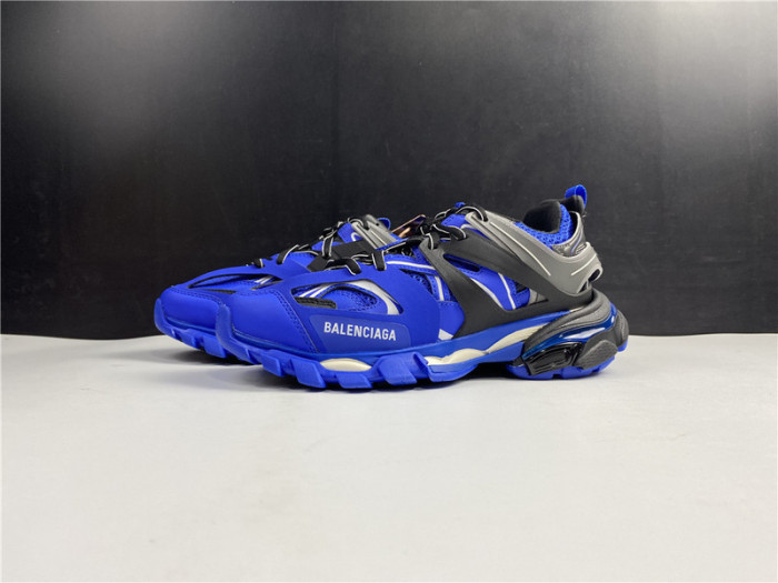 Ba*len*cia*ga track trainer blue and black 542436 w3ac1 2047