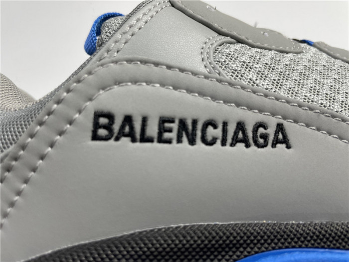 blcg sneaker triple.s.gomma grey blue 536737 w06n1 9018