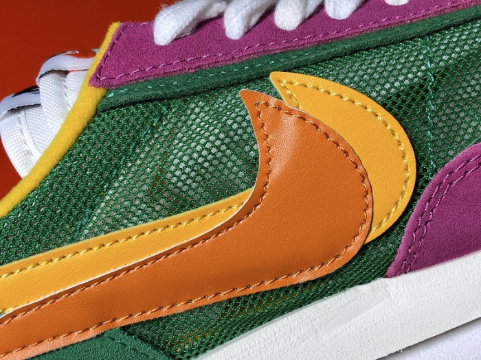 nike ld waffle sacai pine green bv0073-301