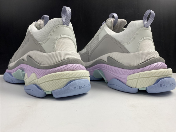 Ba*len*cia*ga sneaker triple.s.gomma gray purple and pink 536737 w2fw1 1977