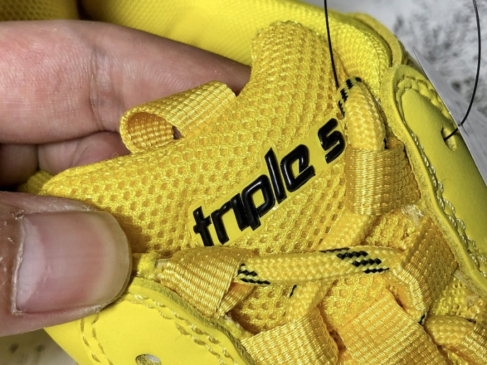 blcg sneaker triple.s.gomma yellow air cushion 541624 w09oh 1298